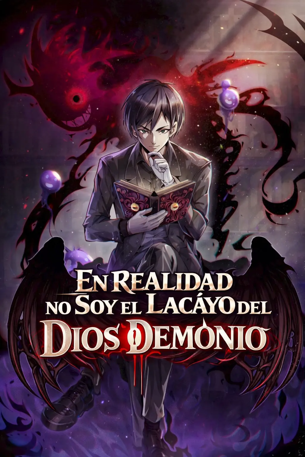 Portada de En Realidad no Soy el Lacayo del Dios Demonio
