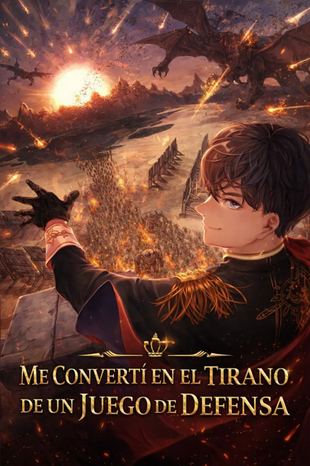 Portada de Me Converti en el Tirano de un Juego de Defensa